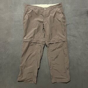 Outdoor Research Pants Mens 38x28 Convertible Zip‎ Off Hiking Brown Lightweight